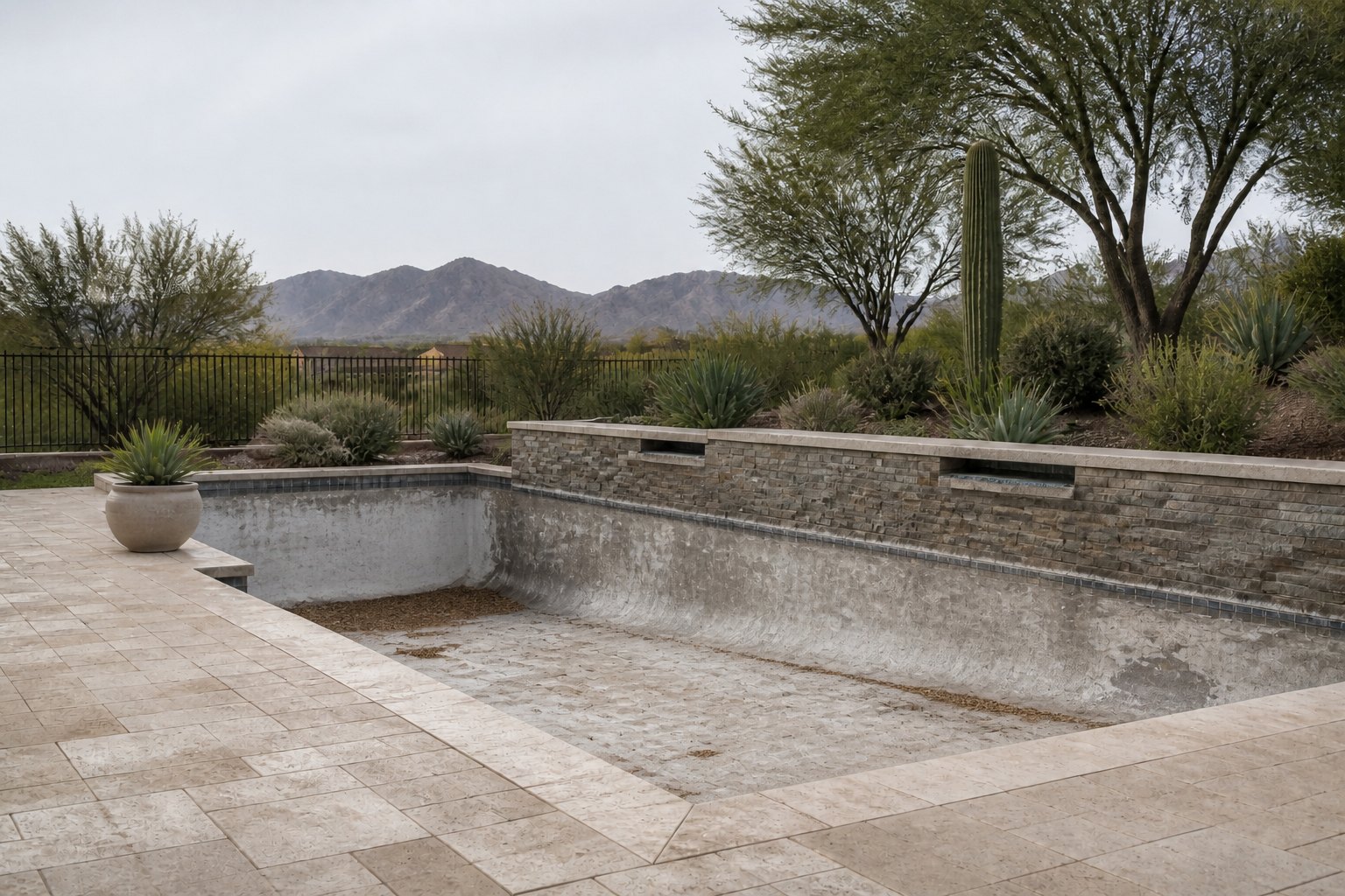 Pool before remodel